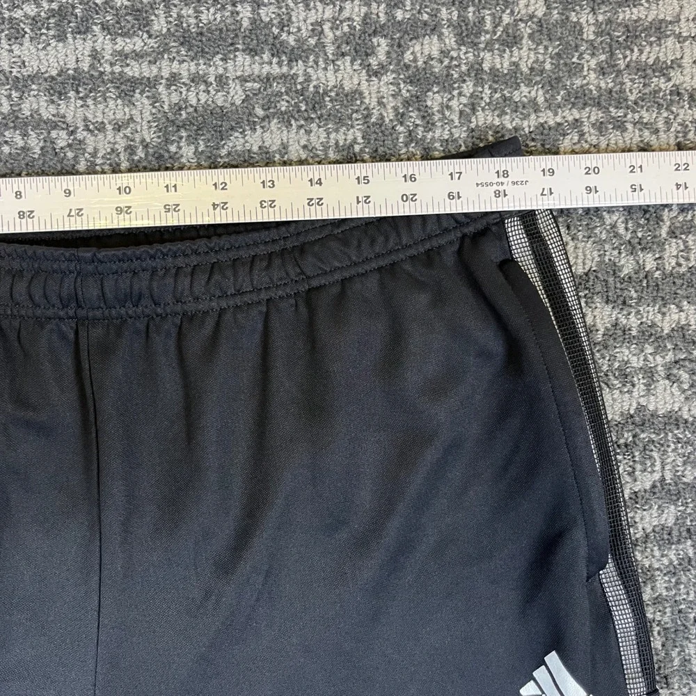 Adidas Track Pants Mens 2XLT Black White Aeroready Primegreen Tapered Joggers